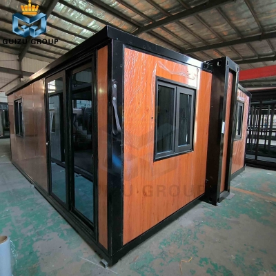 Modular Prefab  Double Wing folding expandable container house zu verkaufen
